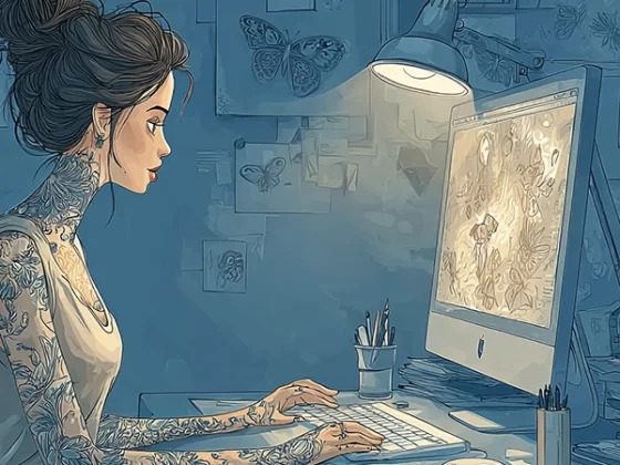 How to advertise my tattoo shop by sharing tattoo artwork online