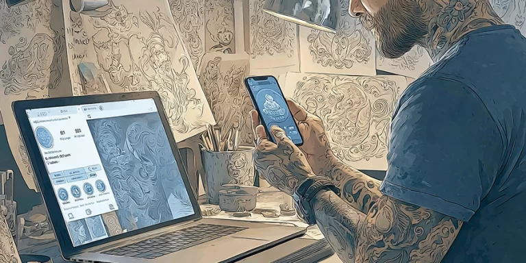 Tattoo business tools for tattoo artists using Inked Up Social